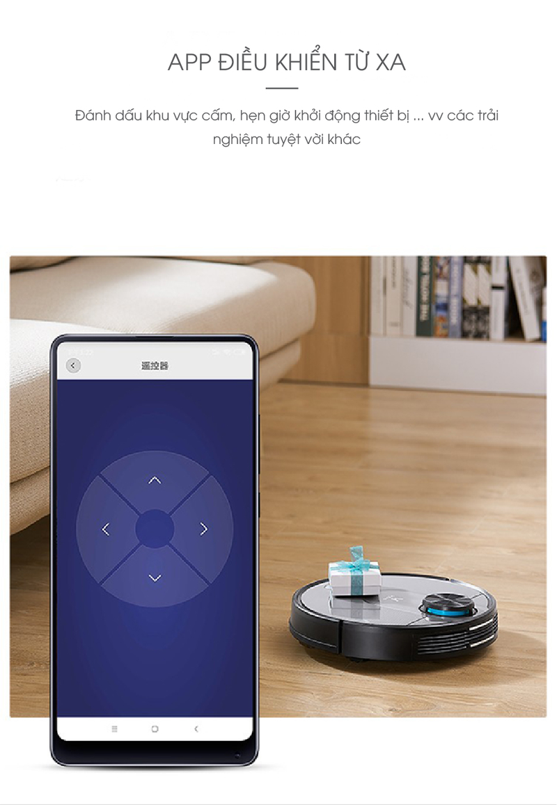 Robot hút bụi, lau nhà Xiaomi VIOMI V-RVCLM21