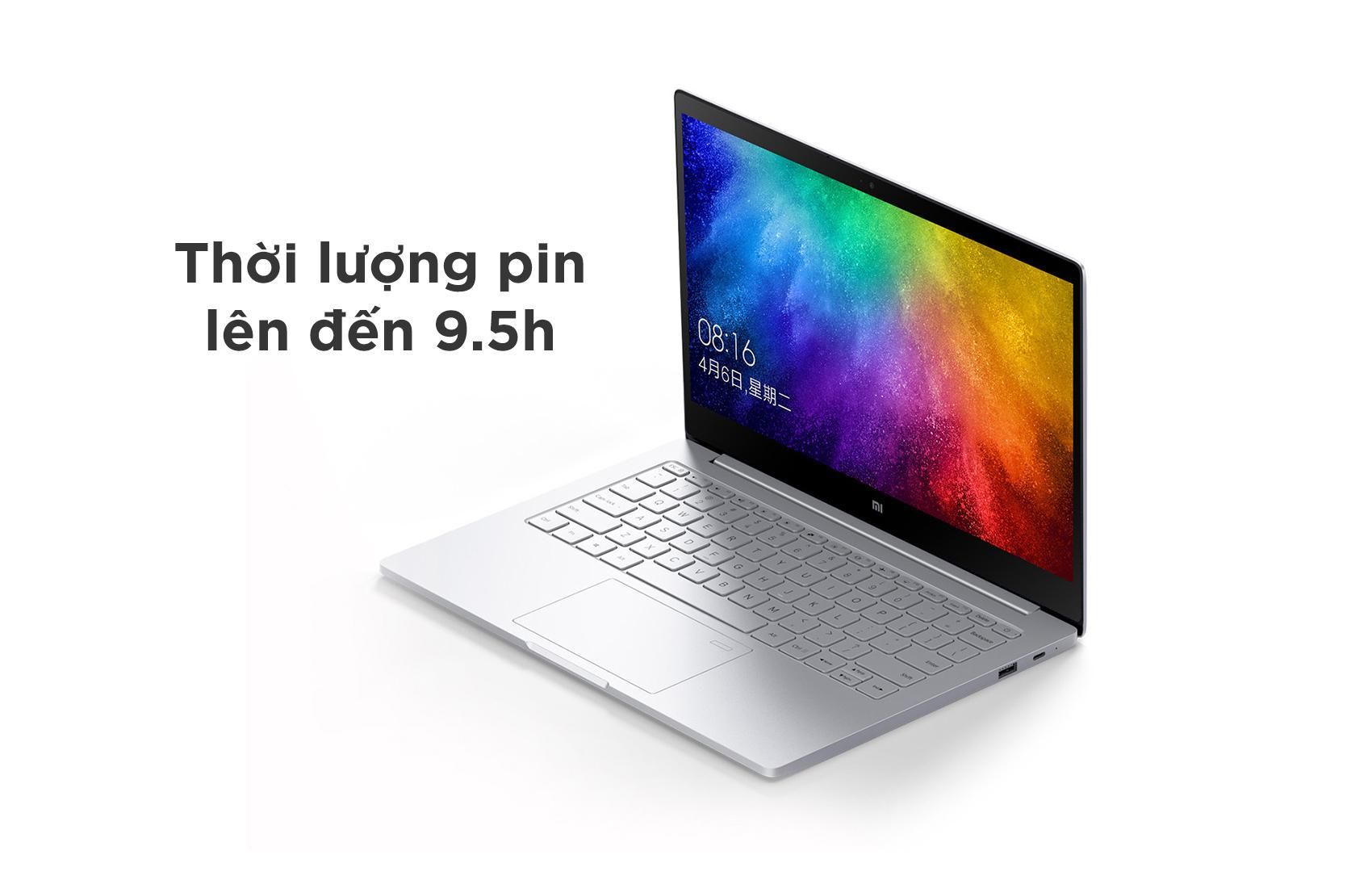 Laptop Xiaomi Mi Notebook Air Core i5-7200U/Win10 (13.3 inch) - Silver - Hàng Chính Hãng