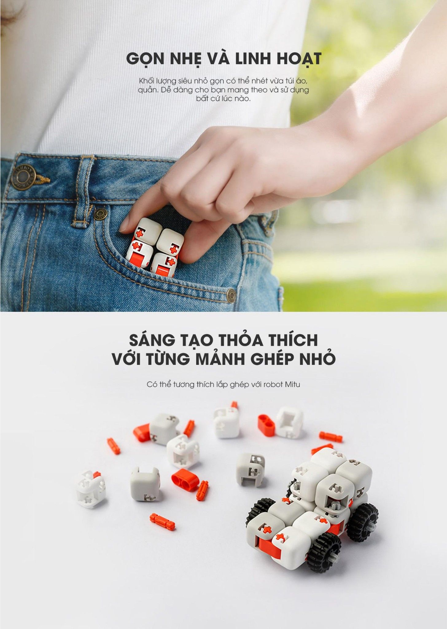Đồ chơi giảm stress Xiaomi Cube / Mi Fidget Cube