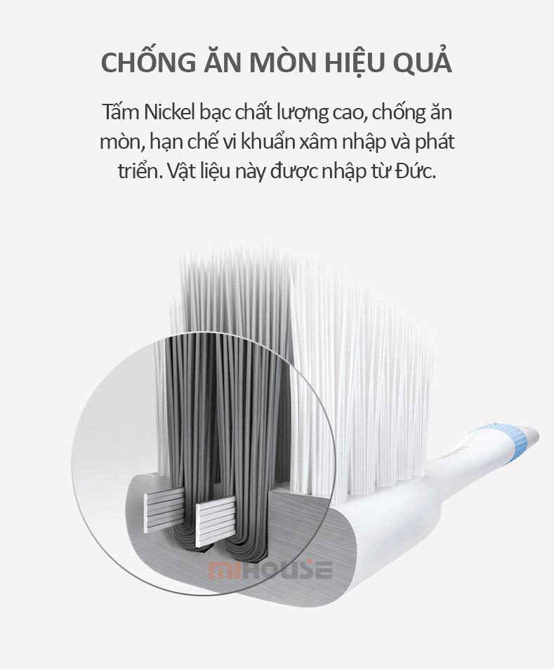 Bàn chải đánh răng Dr. Bei (Combo 4 cái, 4 màu/bộ) / Mi Doctor-B Toothbrush Green/Orange/Blue/Pink 4Pcs