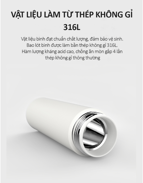 Bình giữ nhiệt 12 lớp cách nhiệt Xiaomi 500ml / Mi Vacuum Flask