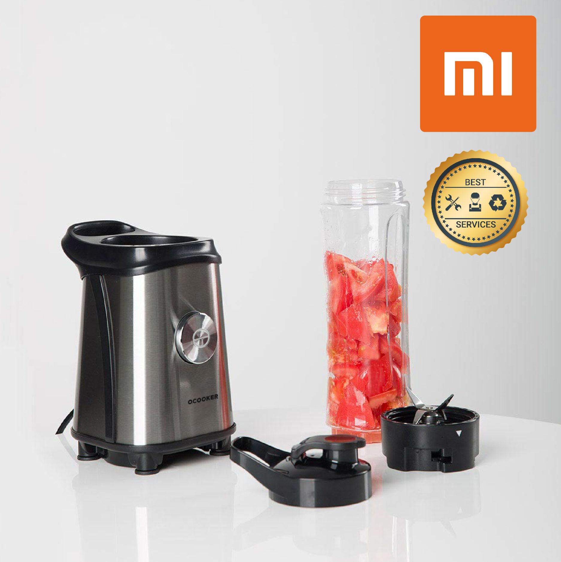 Máy xay sinh tố đa năng Shake n Take Xiaomi Ocooker 250W - Kèm 1 cối lớn, 1 cối nhỏ / Mi Ocooker Blender