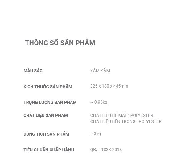 Ba Lô Cao Cấp Mi Urban Backpack 2 - Hàng Chính Hãng