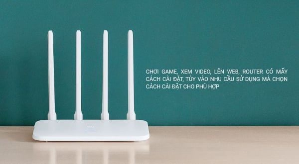 Bộ Phát Sóng Wifi - MI Router 4C - Tốc Độ 300Mb - App Mi Wifi - Hàng Chính Hãng
