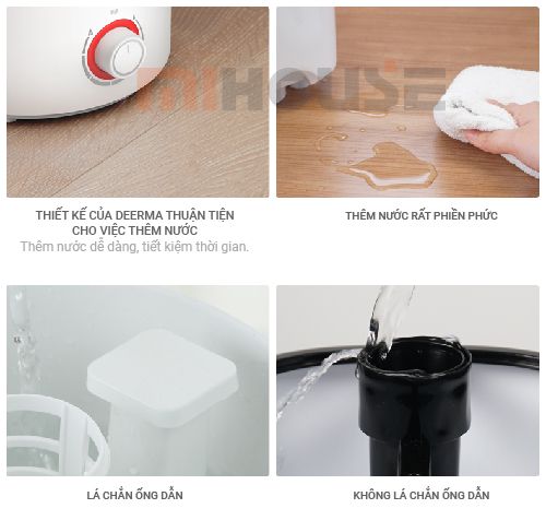 Máy Tạo Độ Ẩm Deerma Humidifier F300 2.5 lít - Hàng Chính Hãng