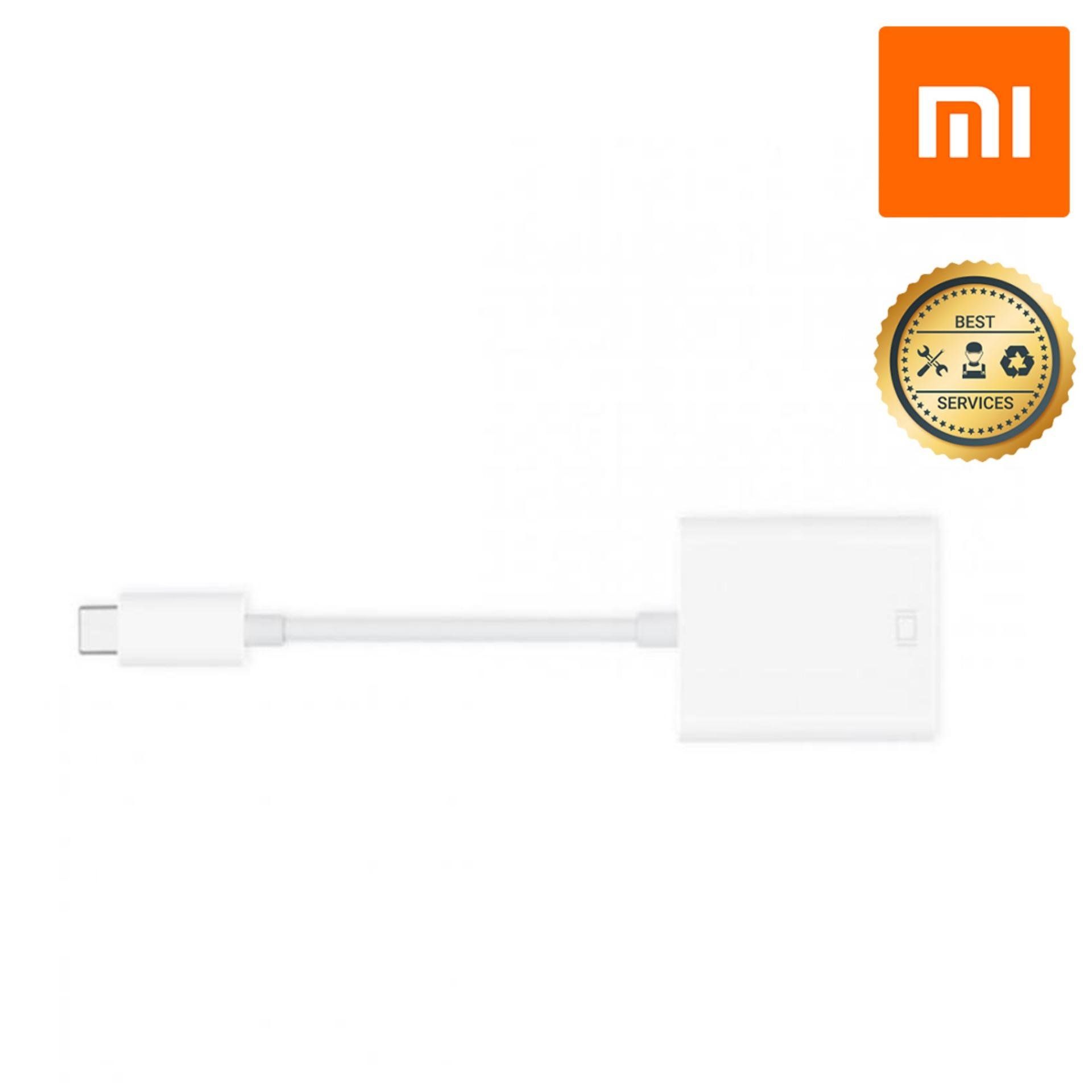 Bộ chuyển đổi đa năng Xiaomi USB-C sang VGA - Internet / Mi USB-C to VGA and Gigabit Ethernet Multi-Adapter