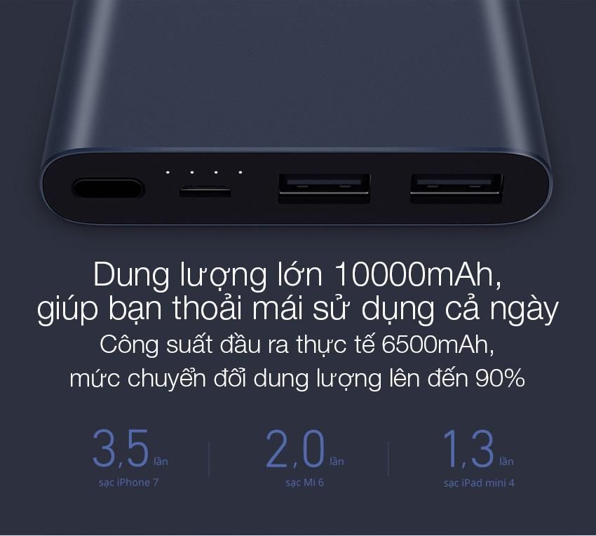 Pin sạc dự phòng Xiaomi 2S 10000mAh / 10000mAh Mi Power Bank 2S