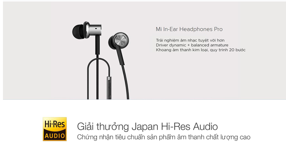 Tai Nghe Nhét Tai Xiaomi Pro / Mi in-Ear Headphones Pro