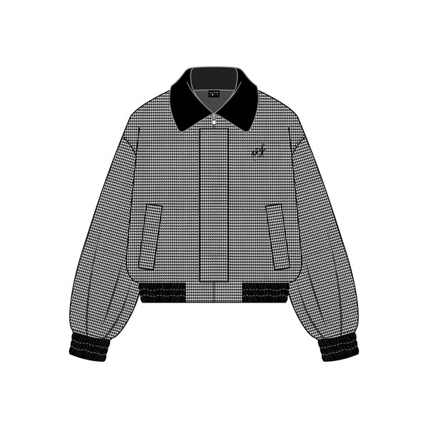 Áo khoác bomber sọc caro KYOMI