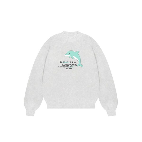 Áo sweater nỉ bông Dolphin