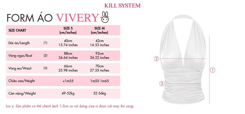 Áo yếm hở lưng, xẻ ngực gợi cảm VIERY - KILLSYSTEM