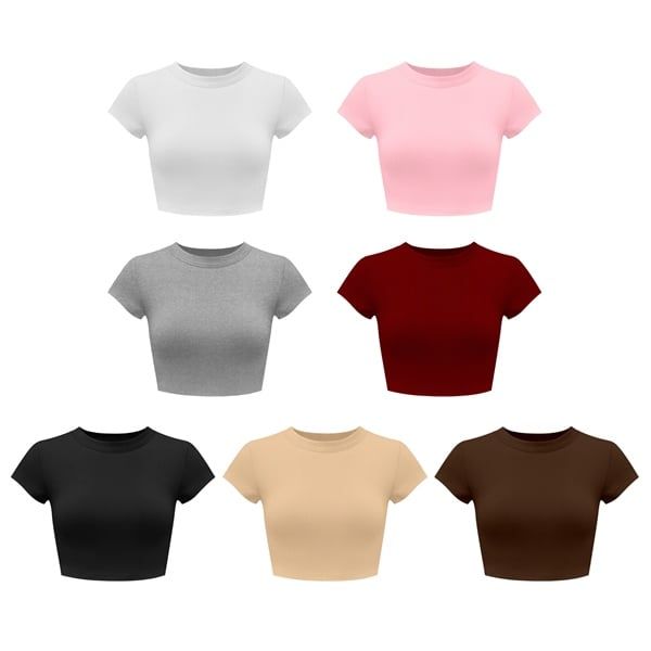 Áo croptop trơn SUNNY ôm body KILLSYSTEM