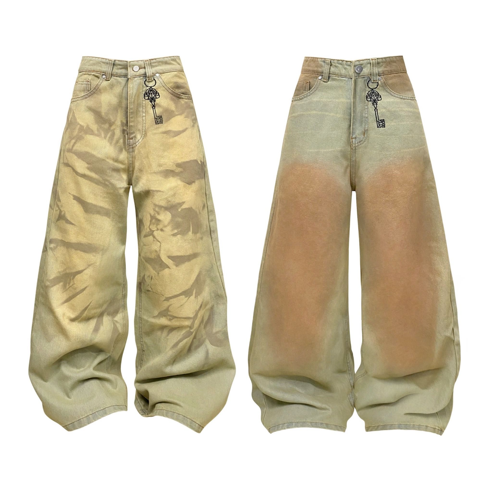 Quần Jeans wash ống rộng KEY CHANGER - KILLSYSTEM