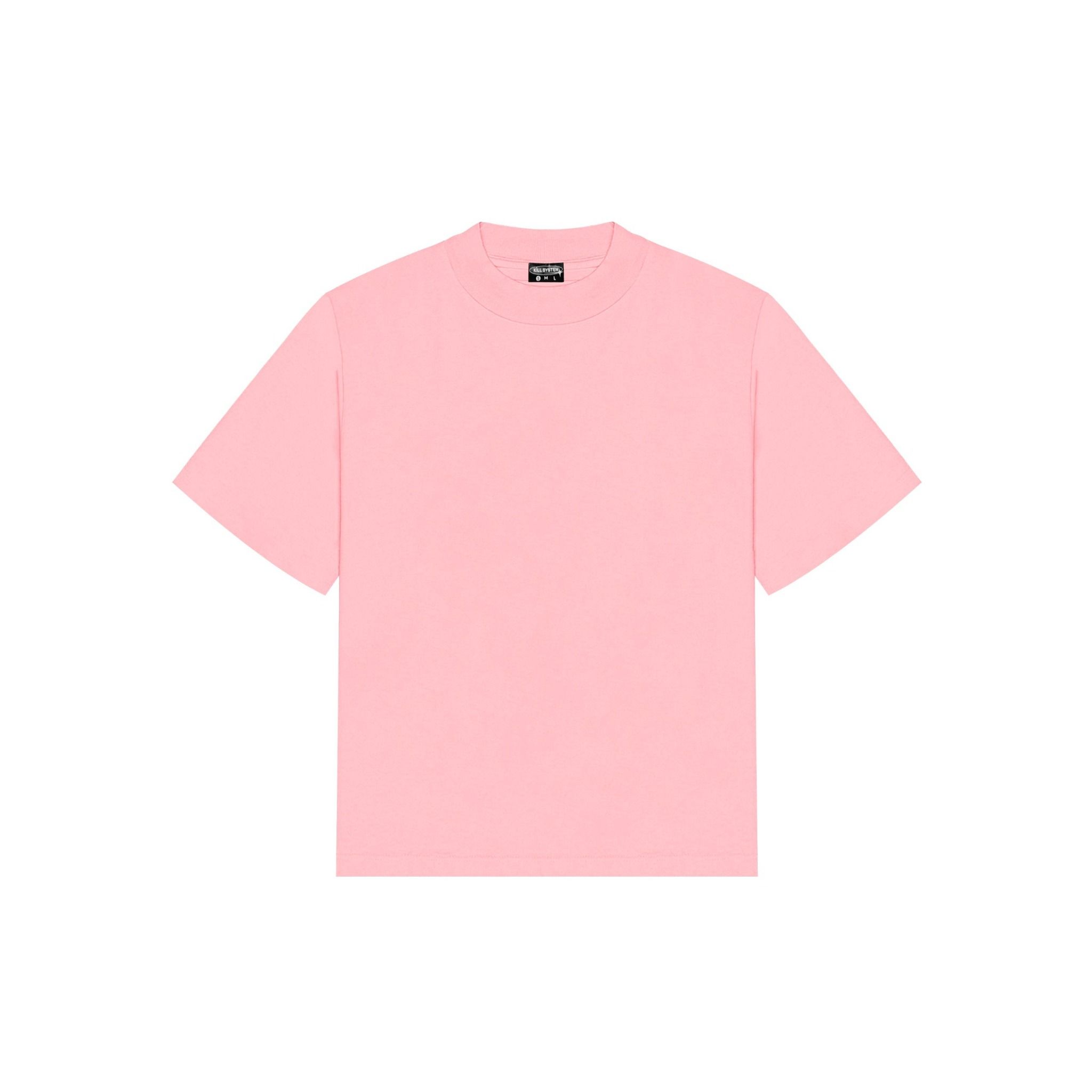 Áo thun trơn killsystem Trống Trơn vải cotton cổ tròn unisex form oversize