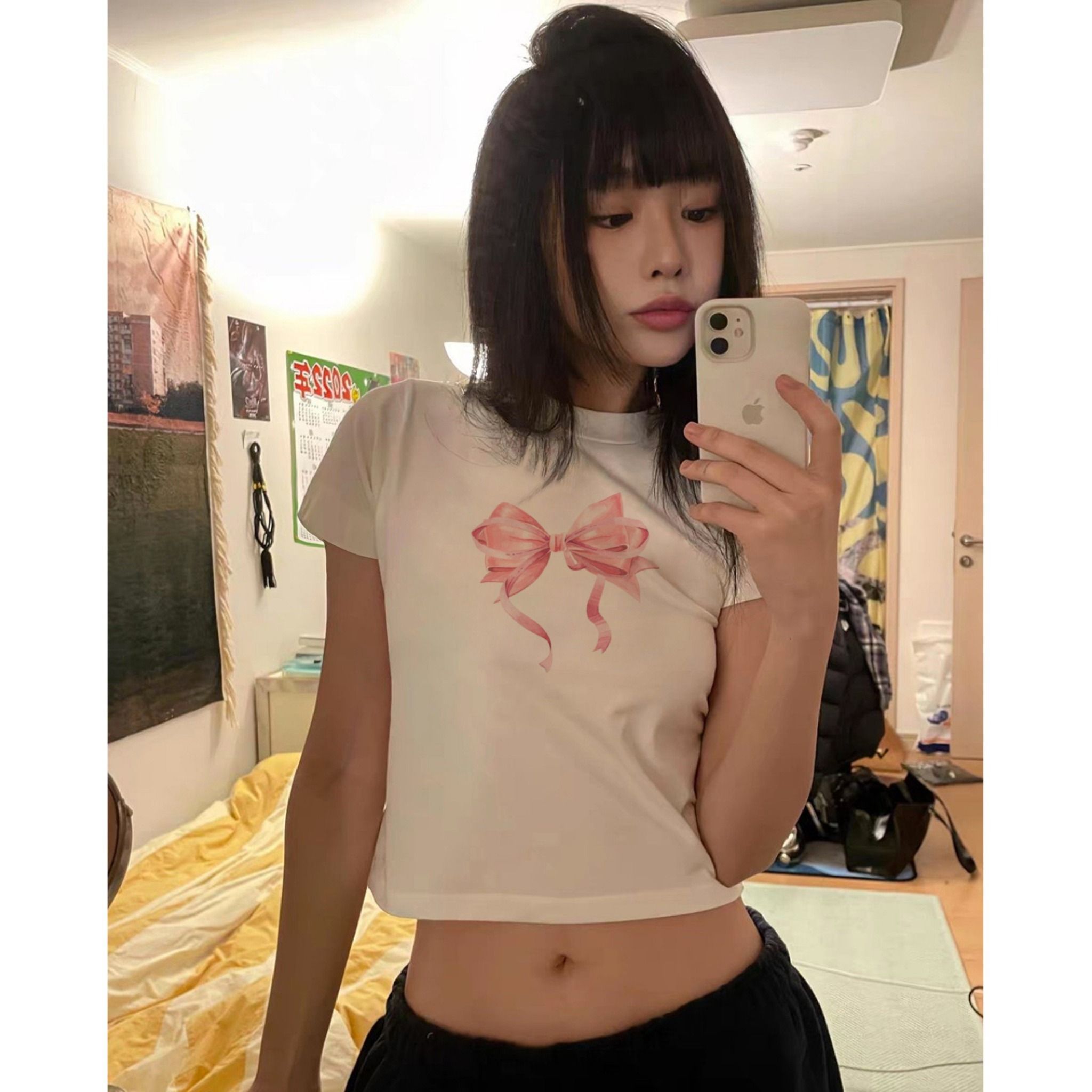 Áo Baby Tee Bé Nơ Kill System