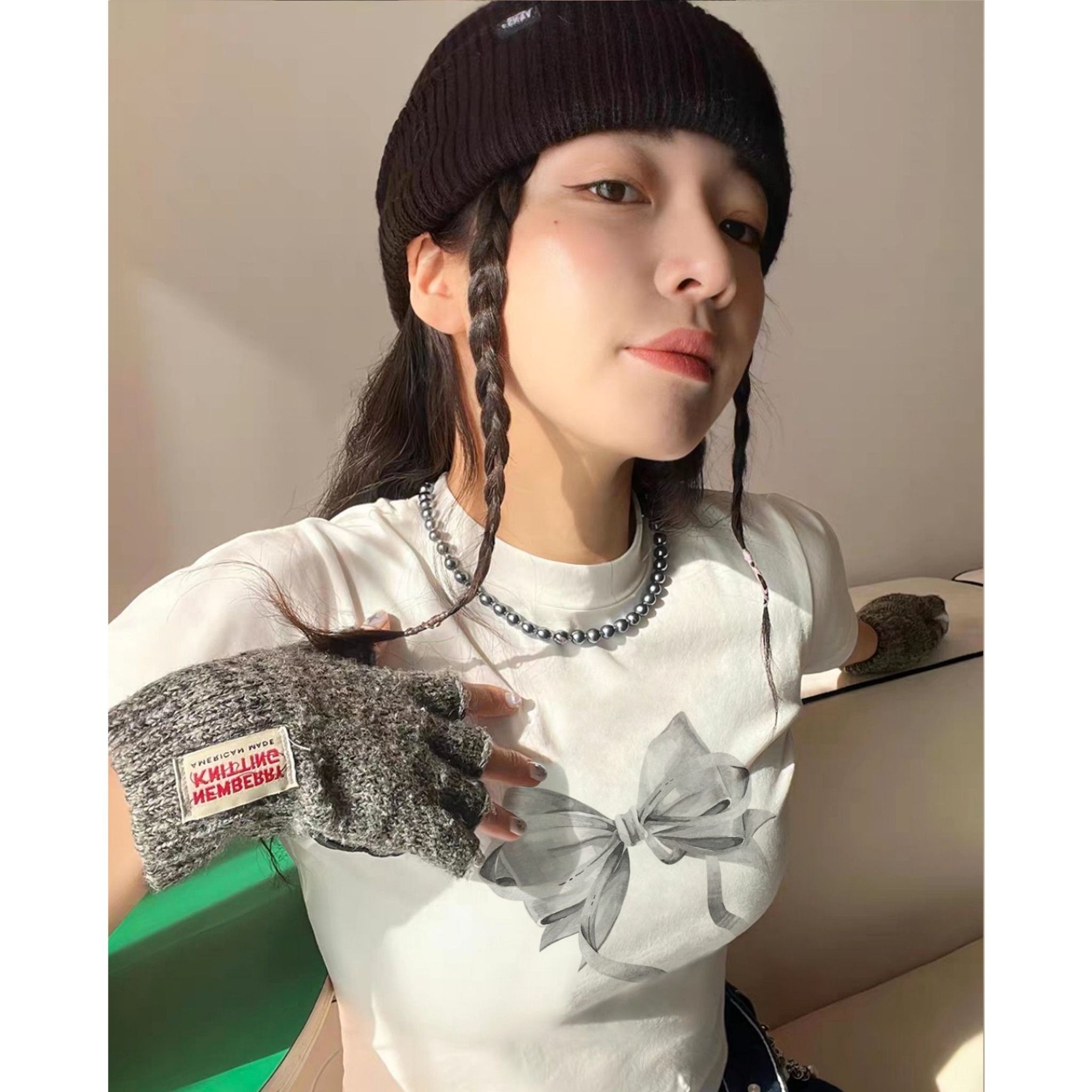 Áo Baby Tee Bé Nơ Kill System