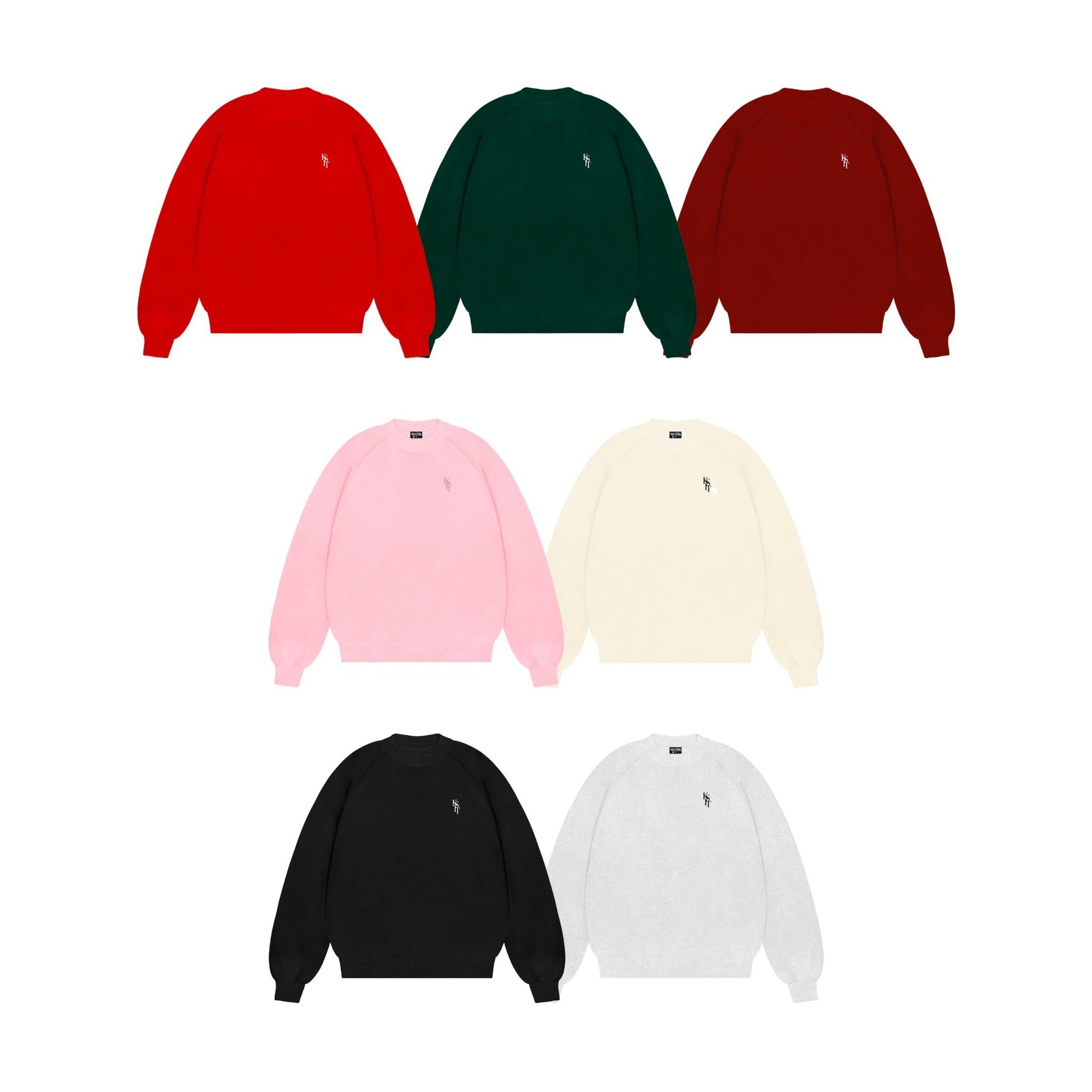 Áo sweater Kill System thêu chữ KIST