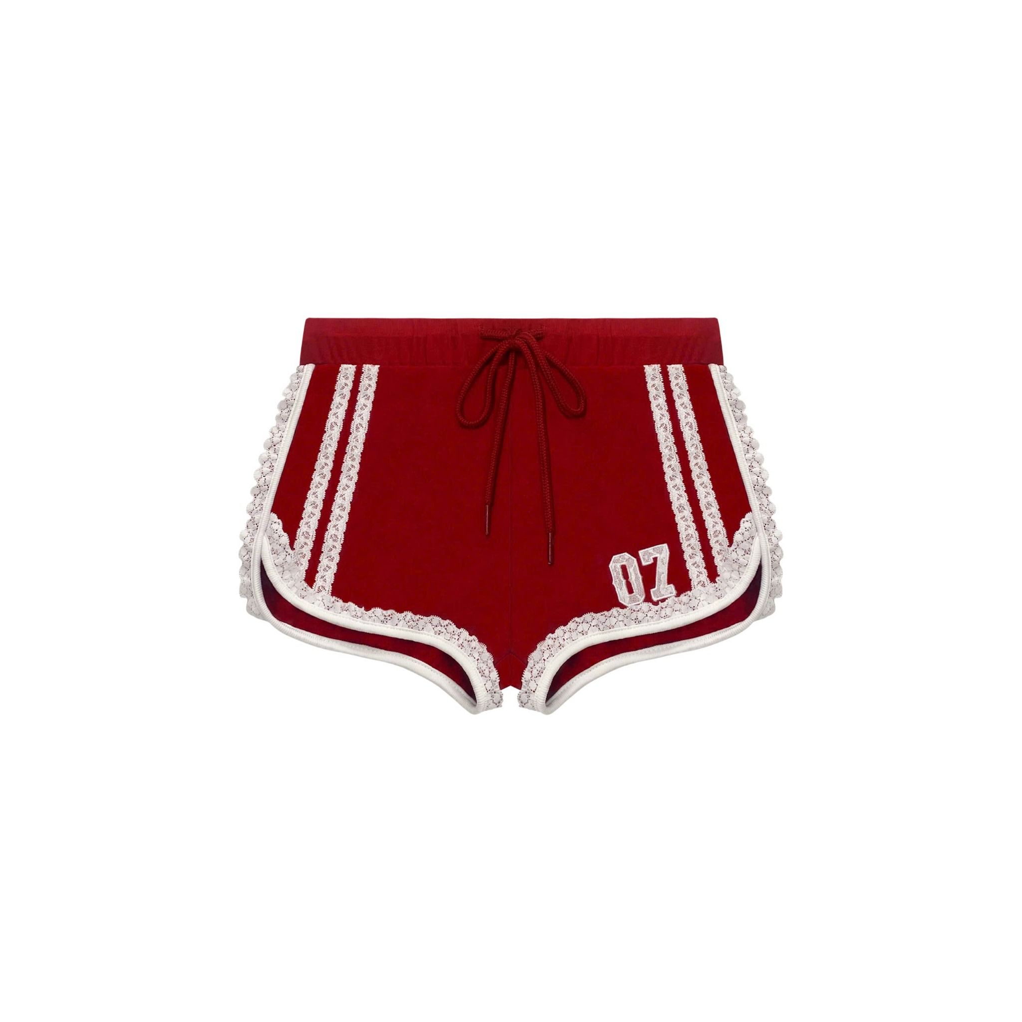 Quần short thun phối ren HyunA hình thêu số 07