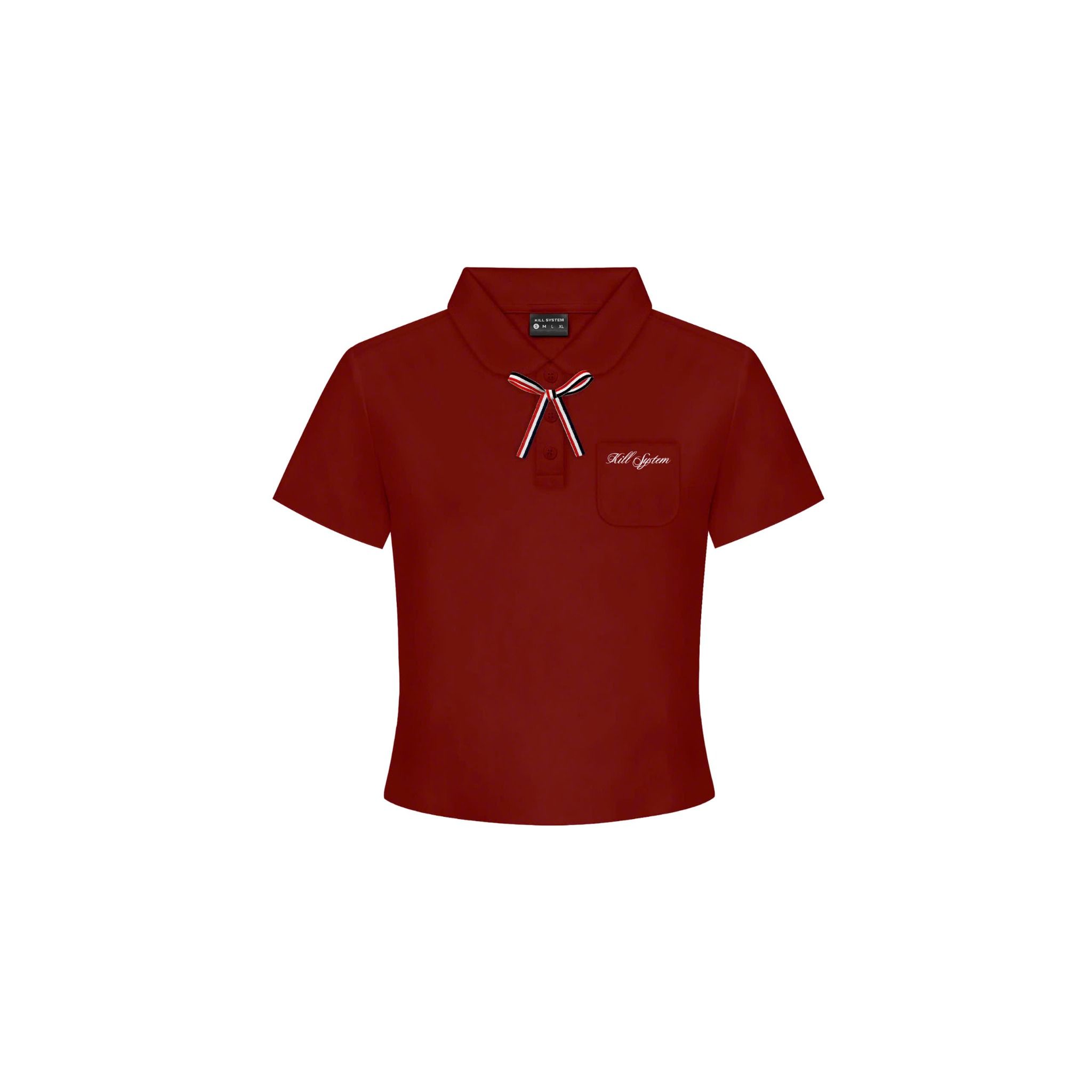 Áo thun Polo kèm tag nơ Miseo
