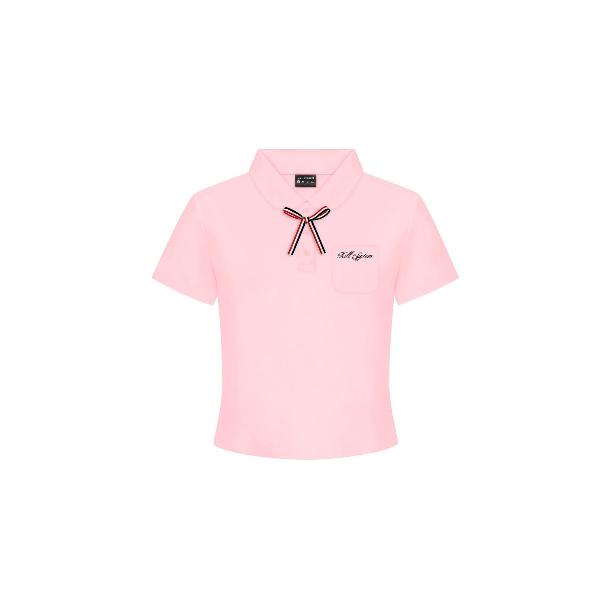 Áo thun Polo kèm tag nơ Miseo