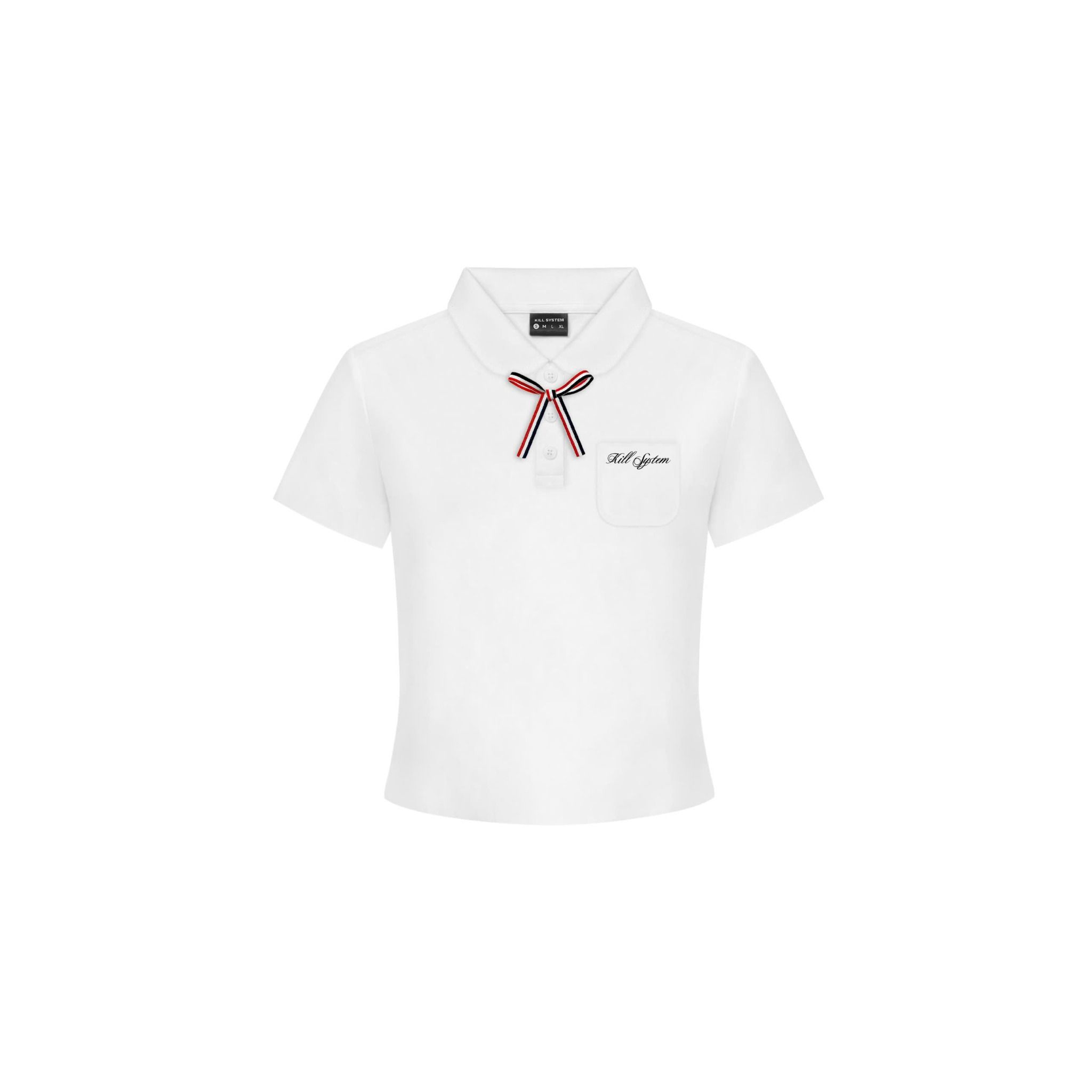 Áo thun Polo kèm tag nơ Miseo