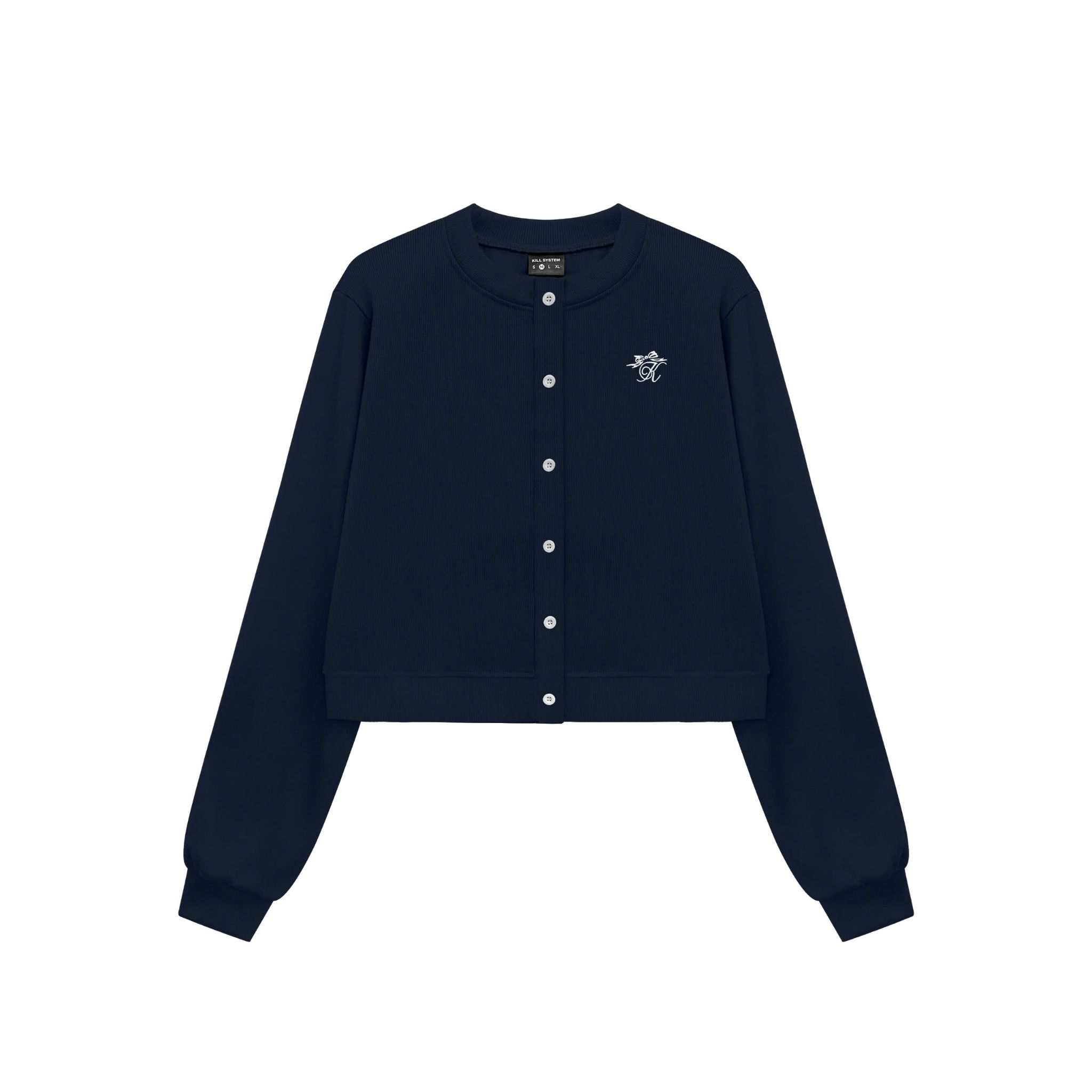 Áo cardigan tay dài vải thun gân Yanggg