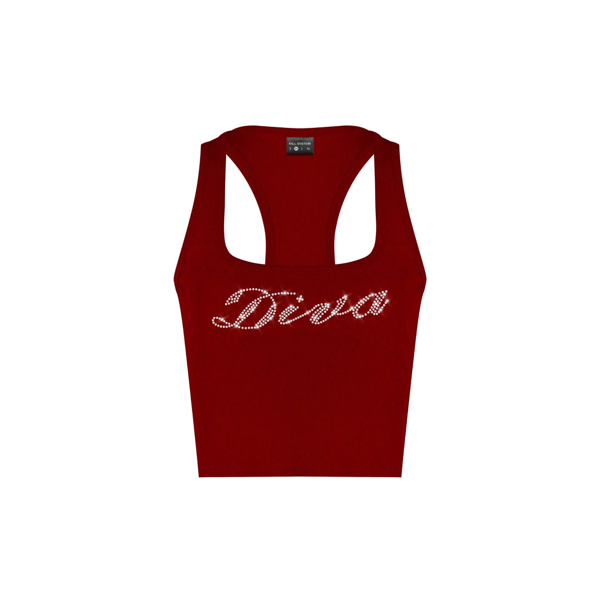 Áo ba lỗ nữ DIVA đính đá họa tiết lấp lánh