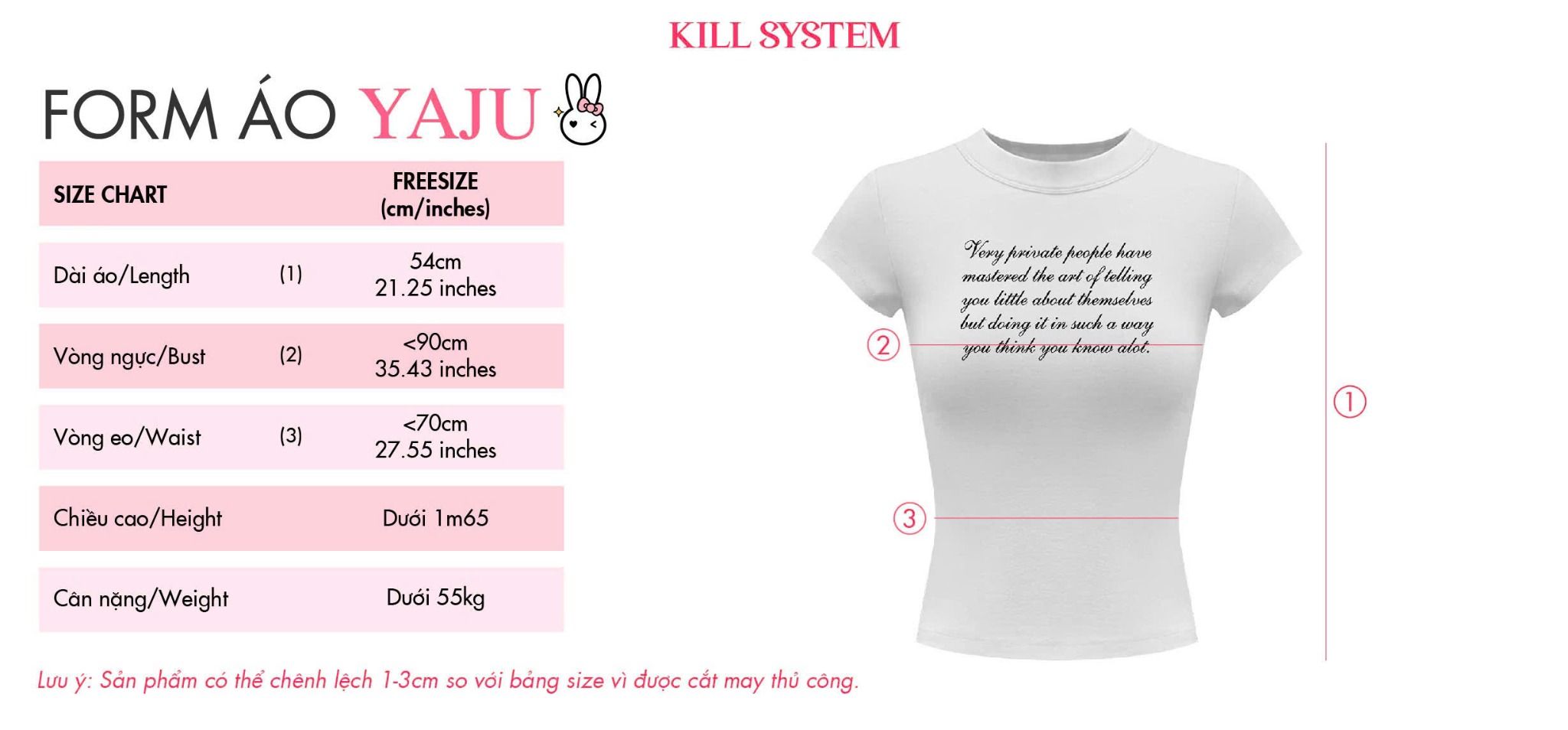 Áo thun thiên thần YAJU - KILLSYSTEM