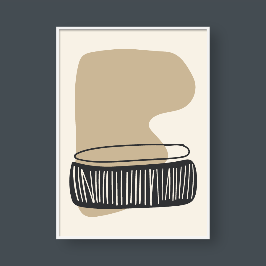 VINTAGE GEOMETRIC SHAPES NO.9