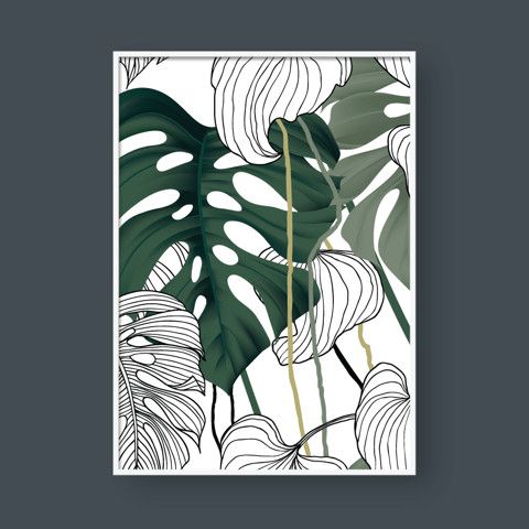 TROPICAL LEAVES NO.3