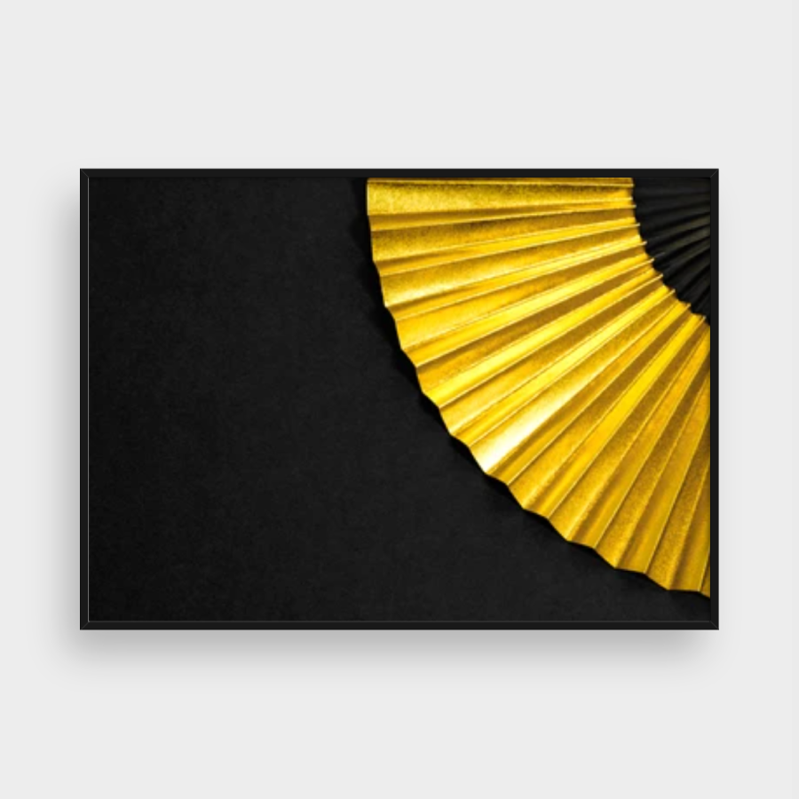 GOLDEN PAPER FAN NO.1