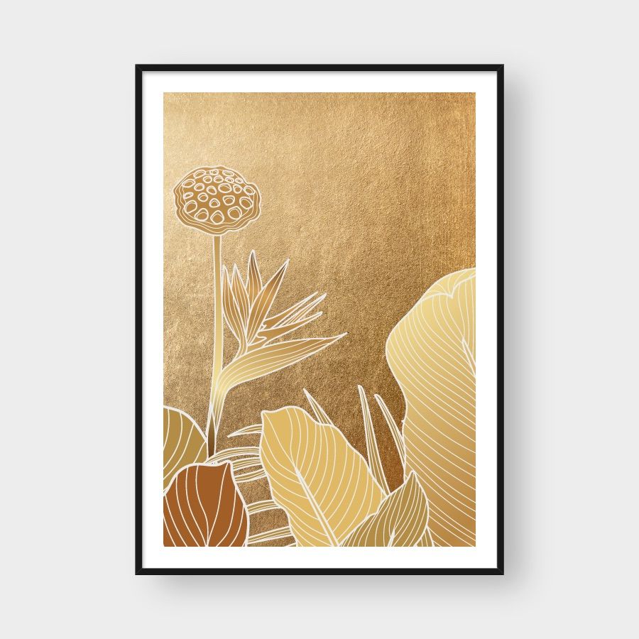 GOLDEN TROPICAL GARDEN NO.4