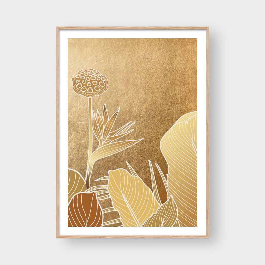 GOLDEN TROPICAL GARDEN NO.4