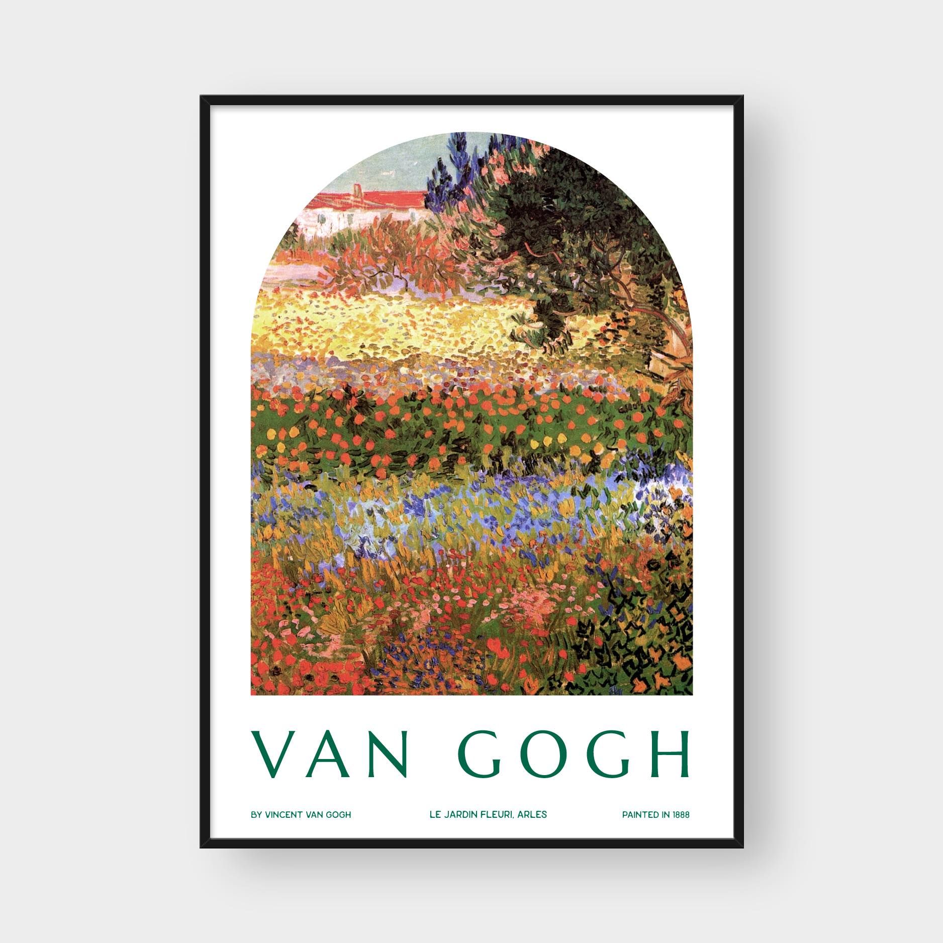 LE JARDIN FLEUR ARLES BY VAN GOGH