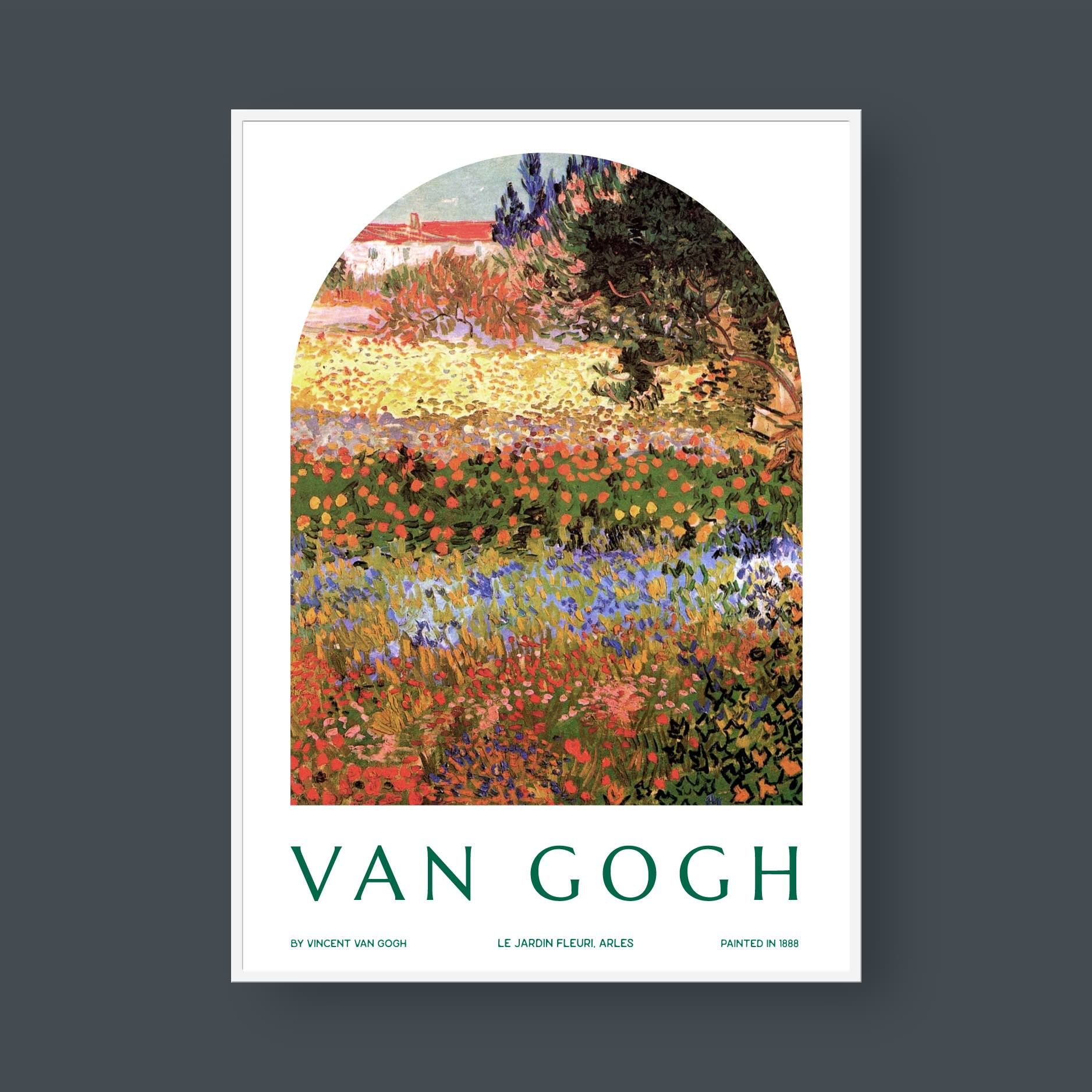 LE JARDIN FLEUR ARLES BY VAN GOGH