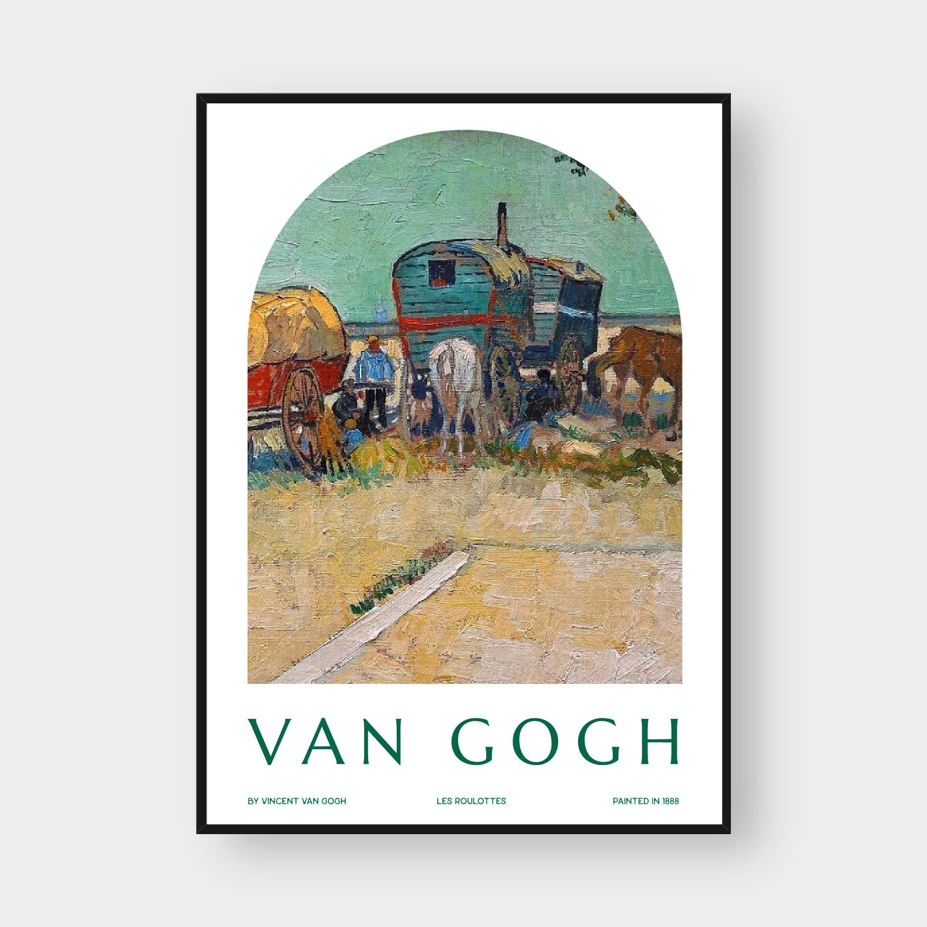 LES ROULOTTES BY VAN GOGH