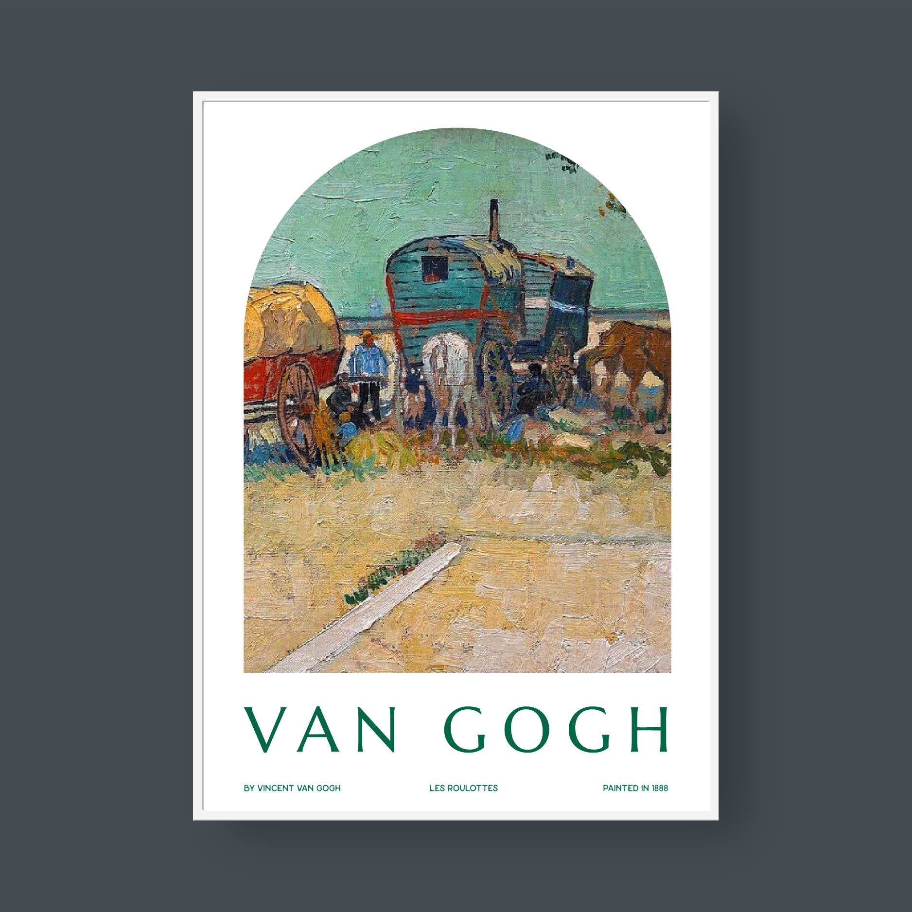 LES ROULOTTES BY VAN GOGH