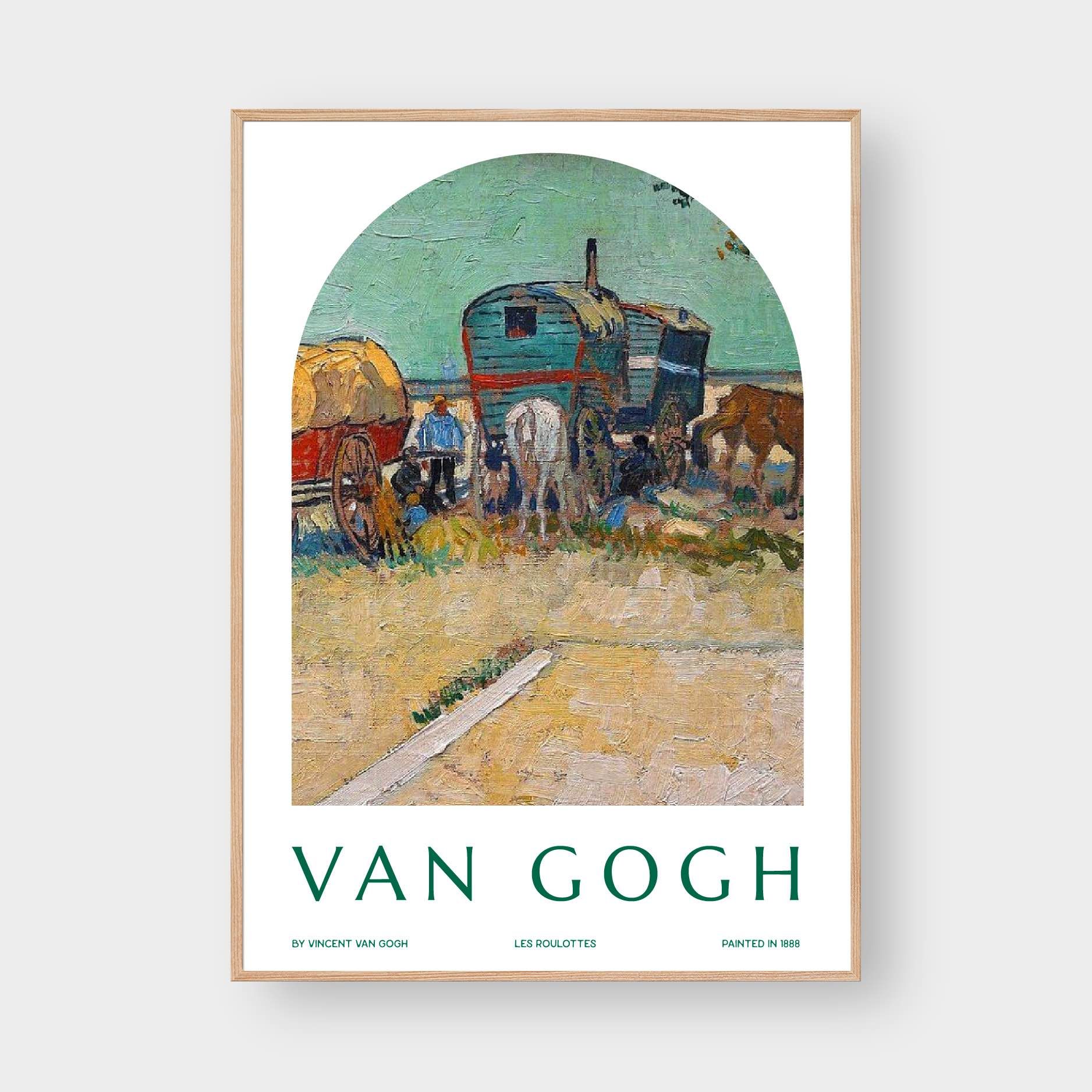 LES ROULOTTES BY VAN GOGH