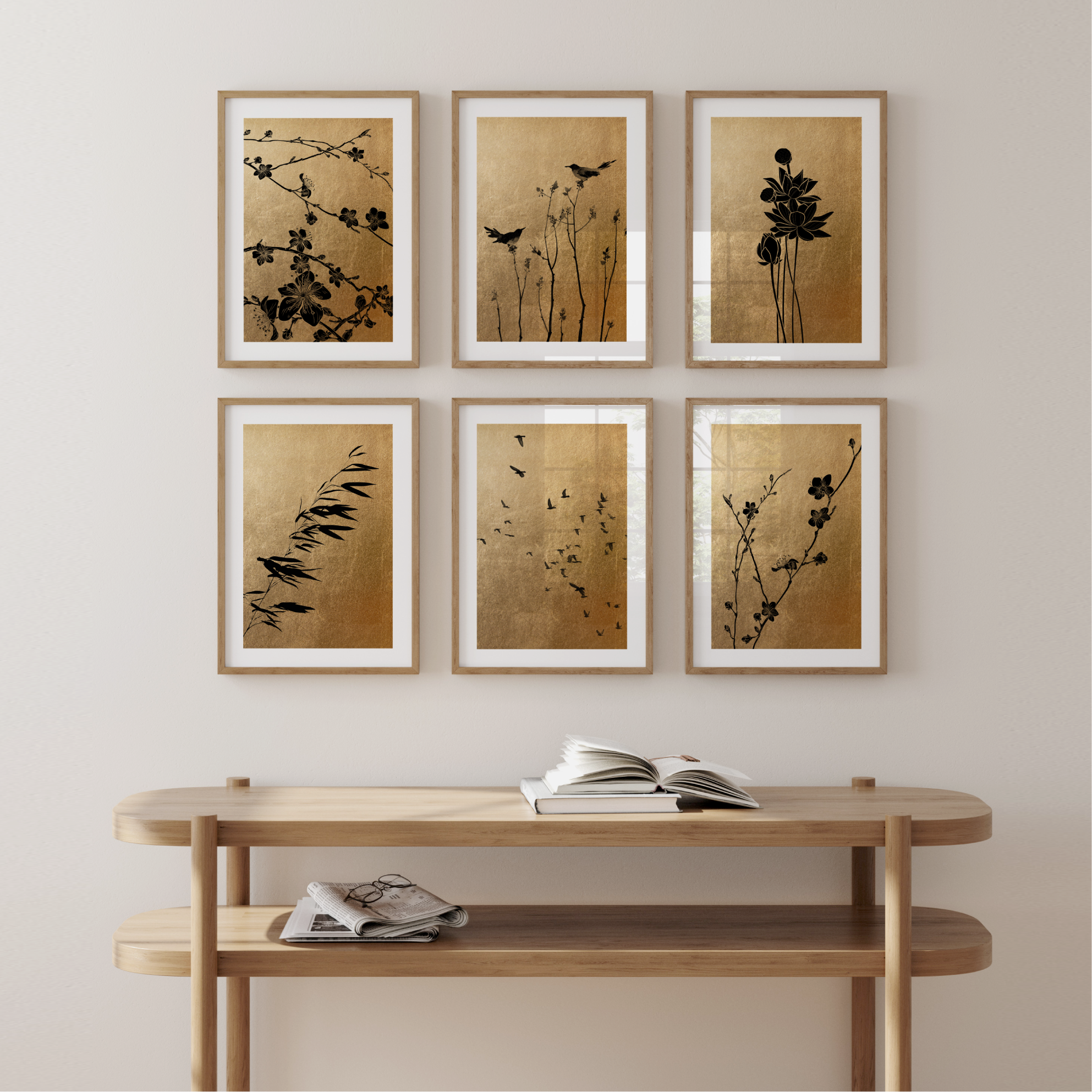 GOLDEN & BLACK NATURE 01