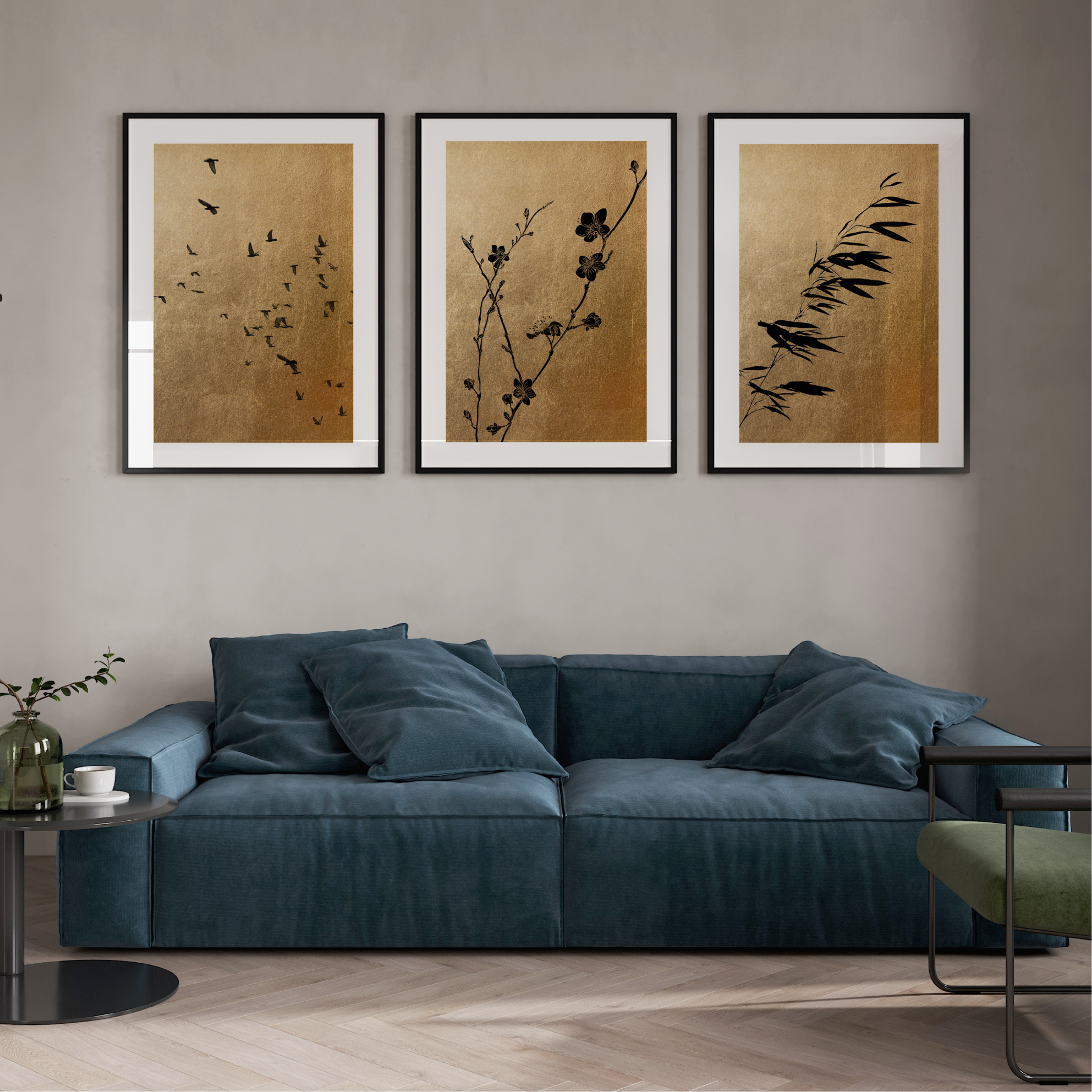 GOLDEN & BLACK NATURE 03