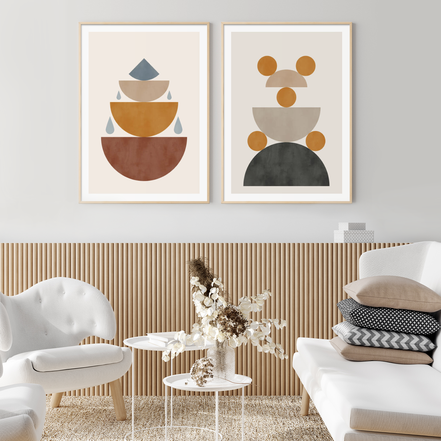 MID CENTURY GEOMETRIC SET 04