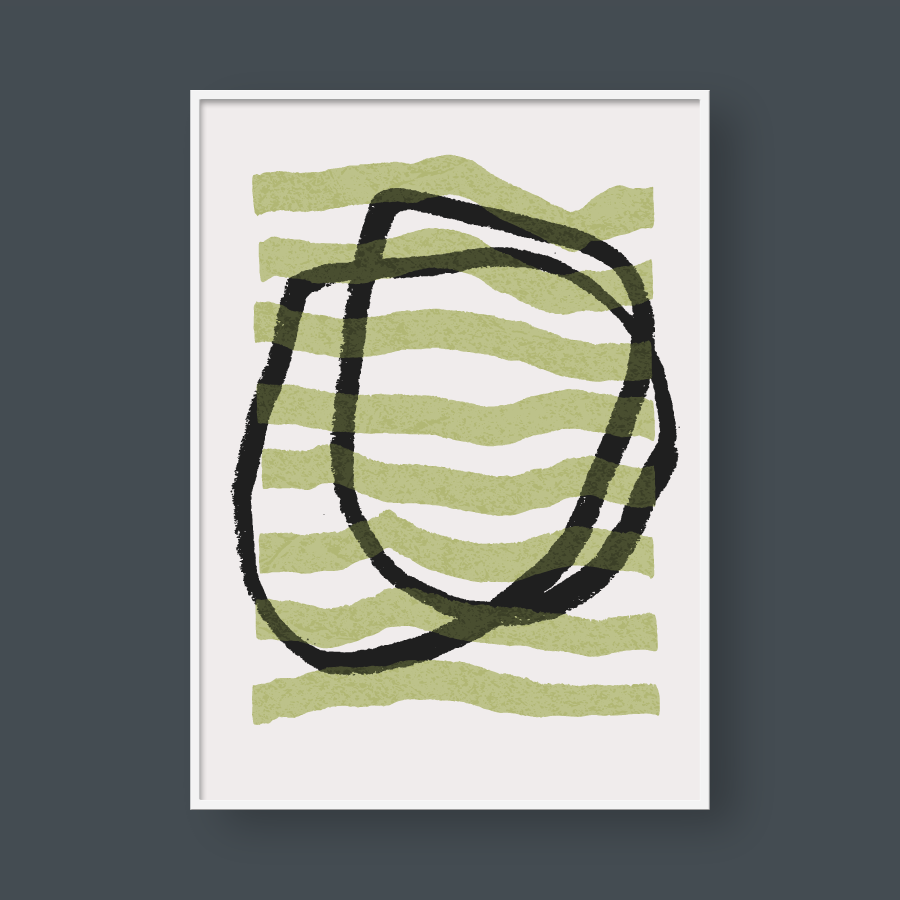 MINIMAL HAND PAINTED NO.2