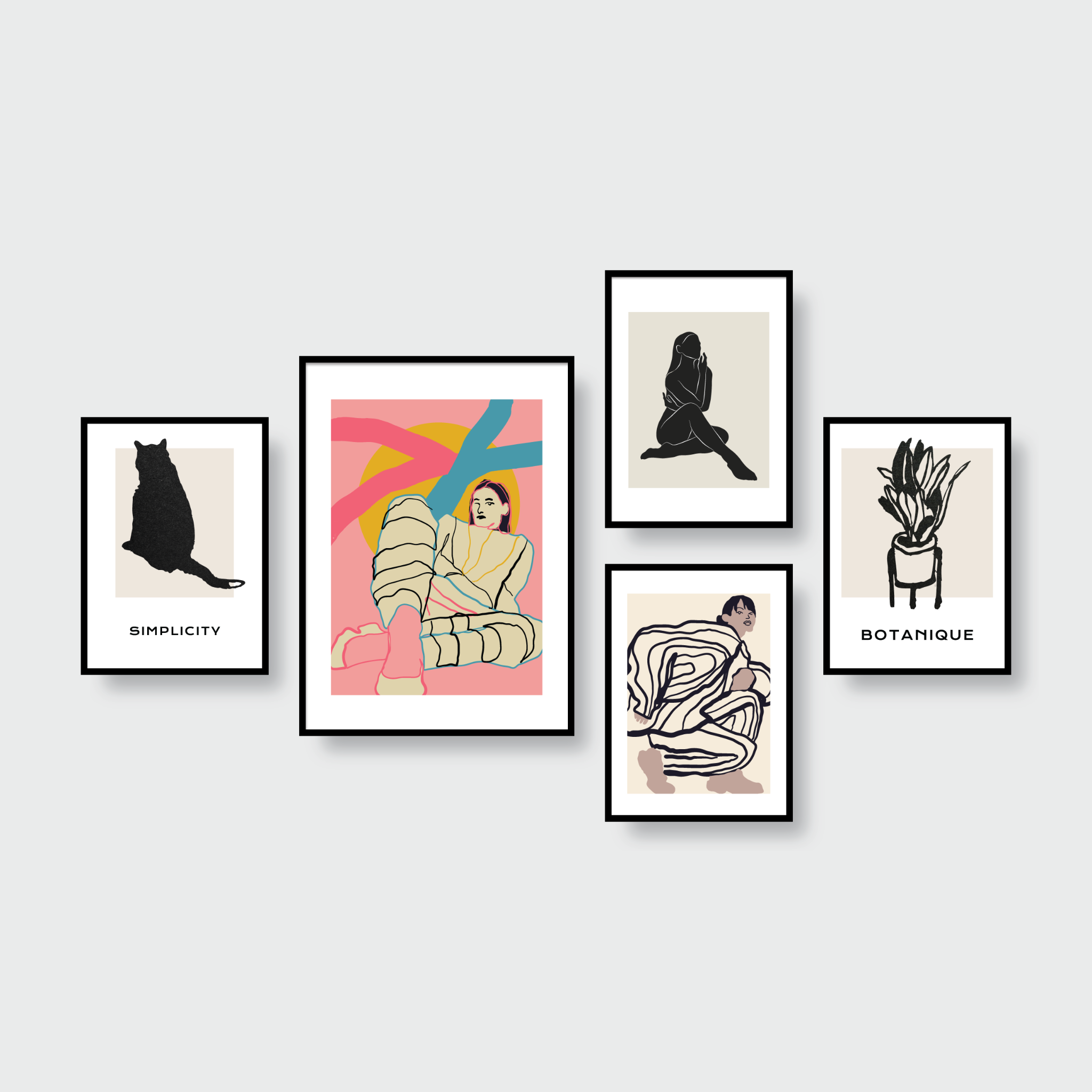 WOMEN FIGURES SET