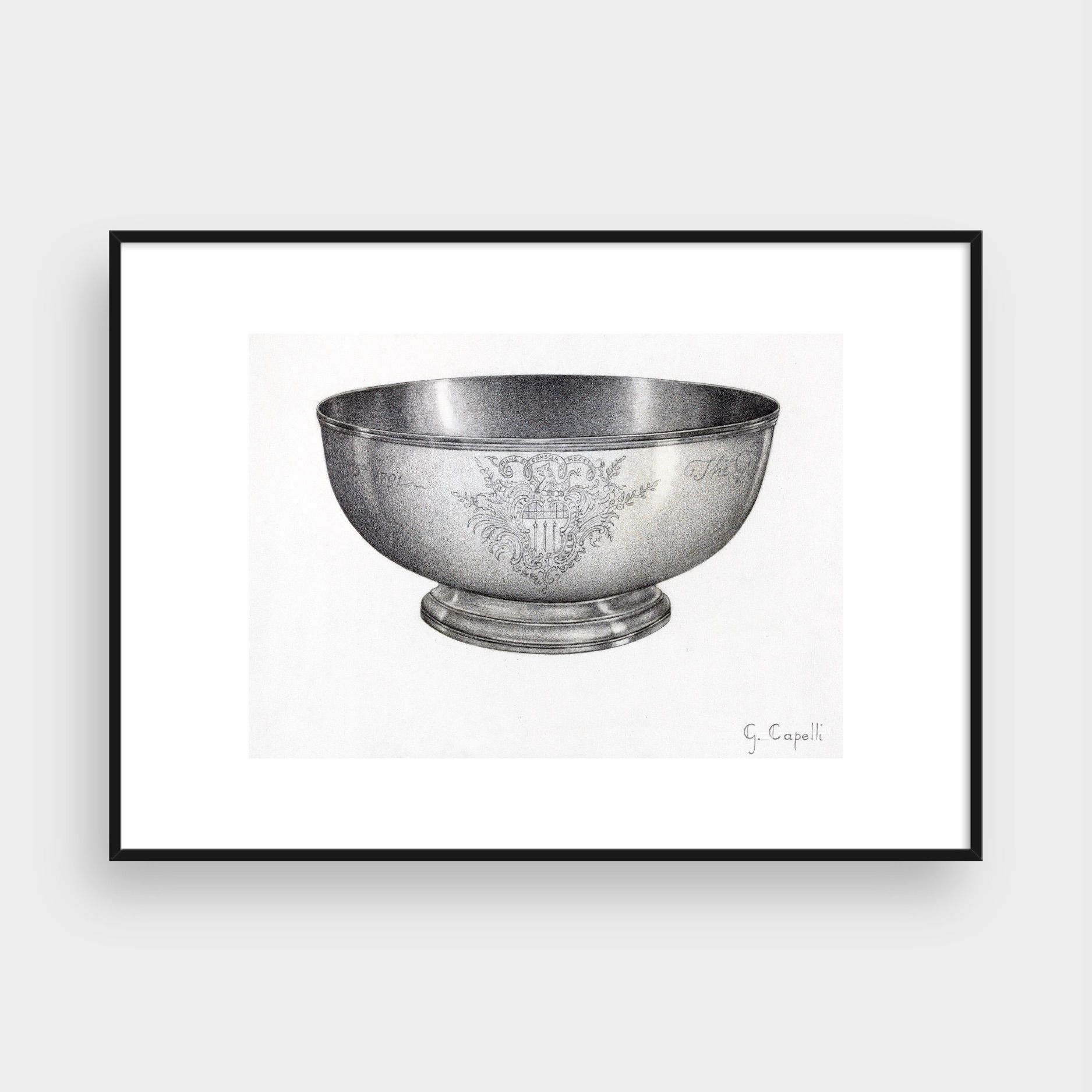 SILVER BAPTISMAL BAWL