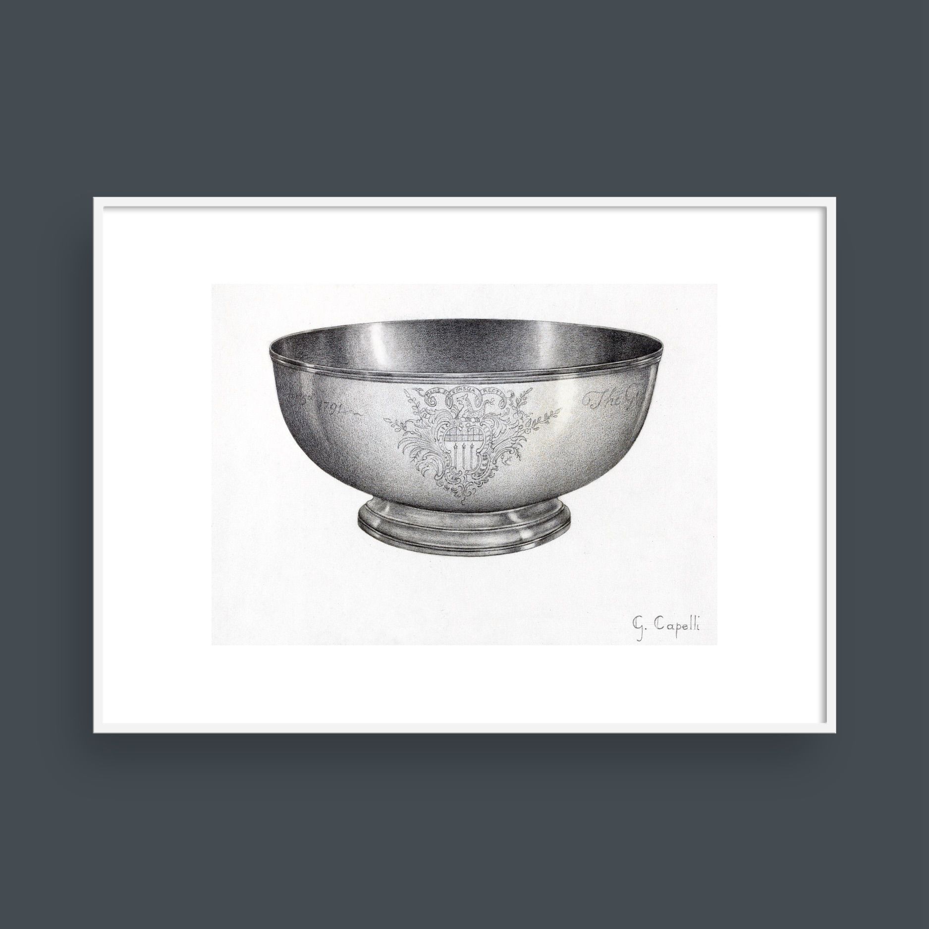 SILVER BAPTISMAL BAWL