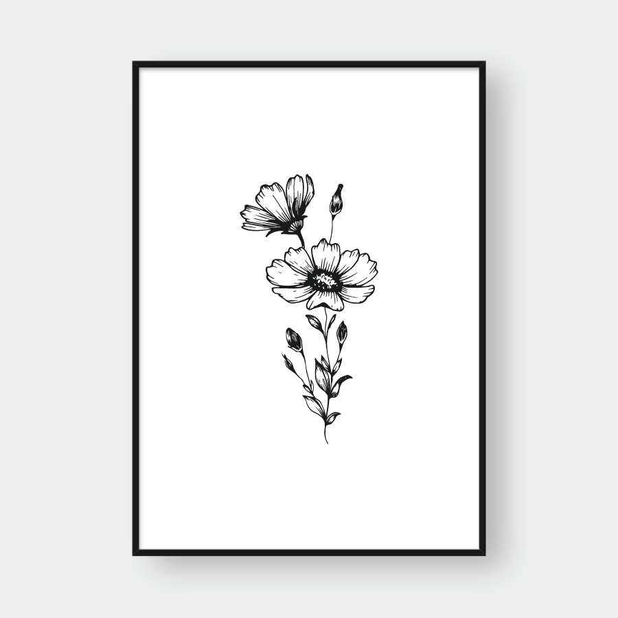 SKETCH FLOWER NO.3