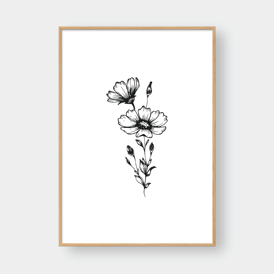 SKETCH FLOWER NO.3