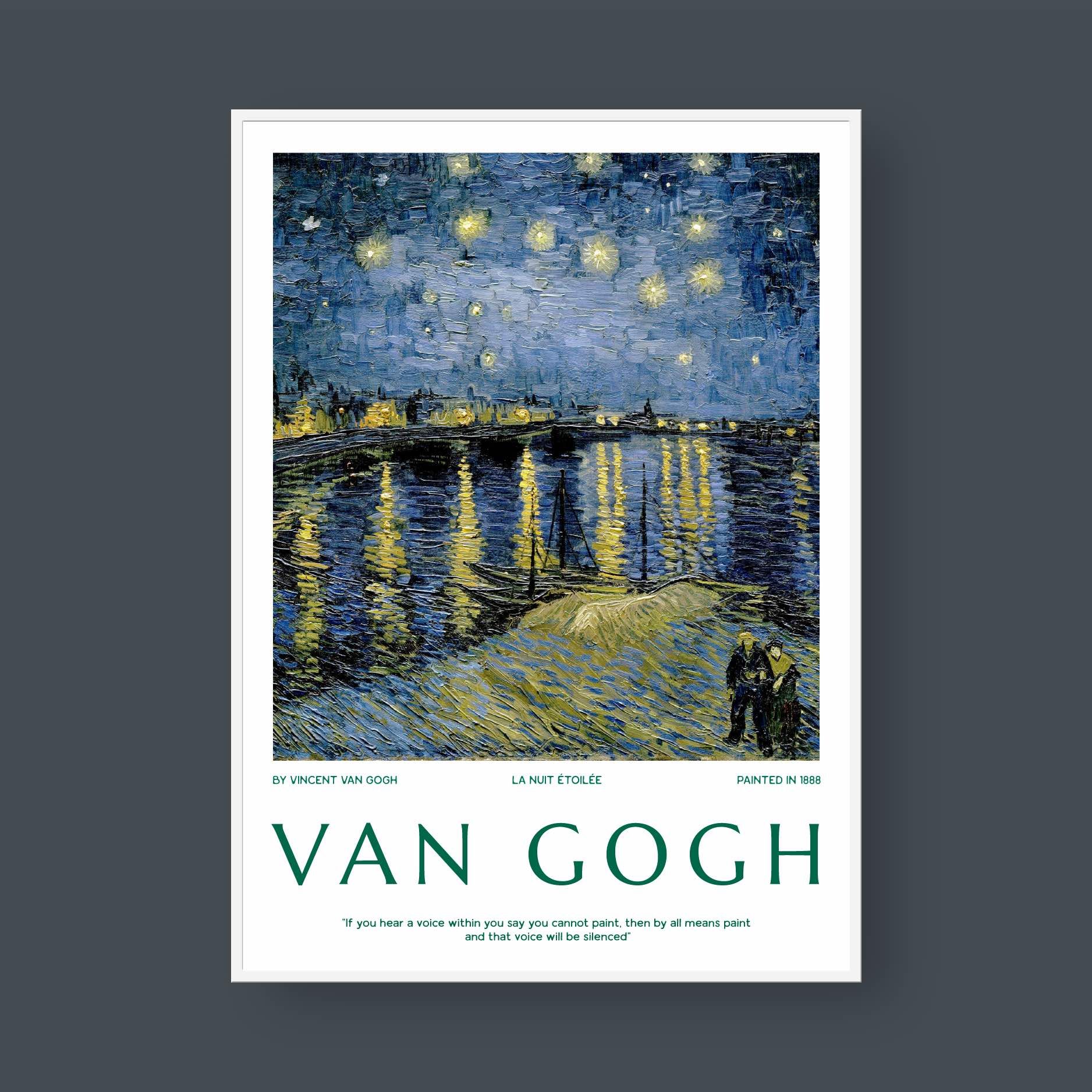 LA NUIT ÉTOILÉE BY VAN GOGH