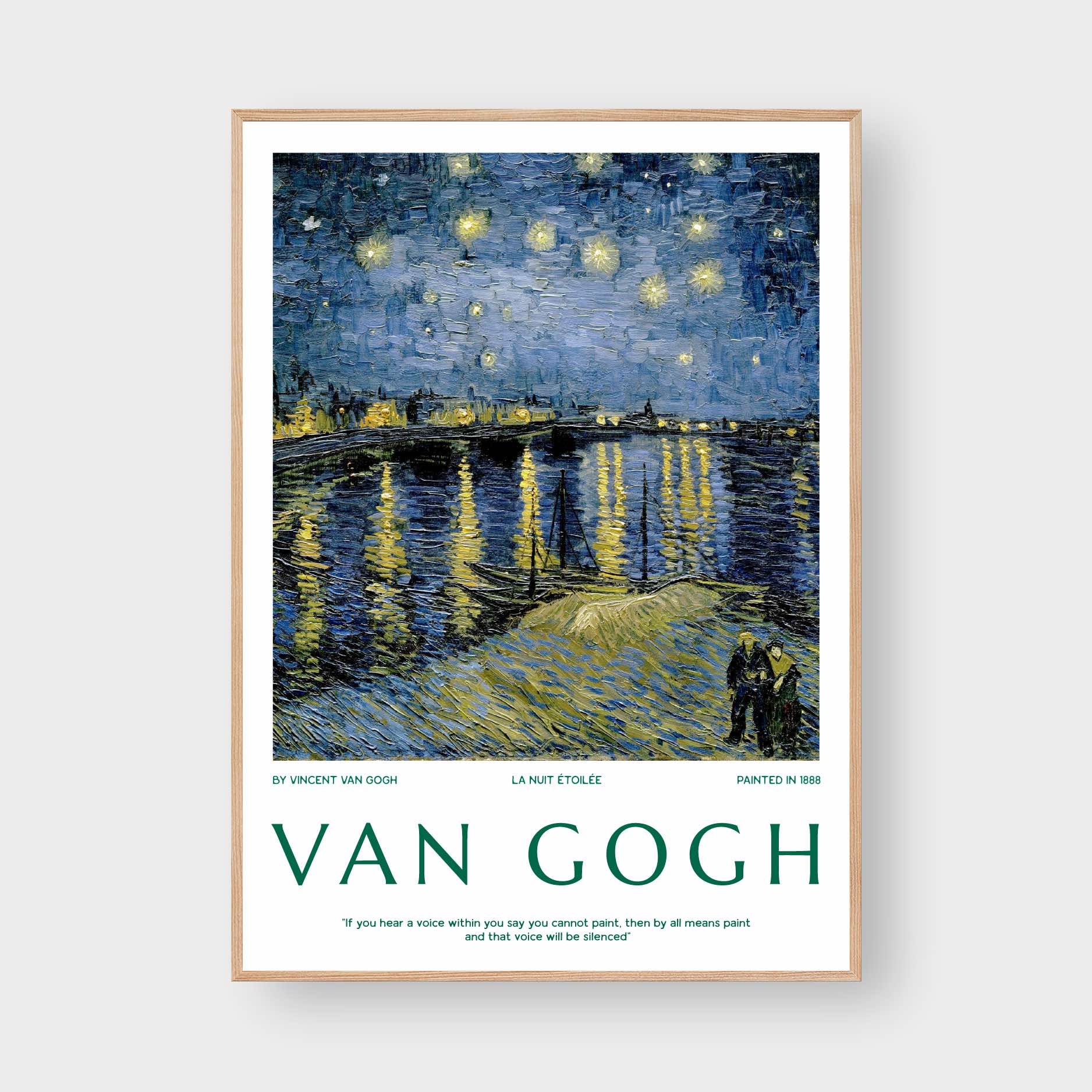LA NUIT ÉTOILÉE BY VAN GOGH