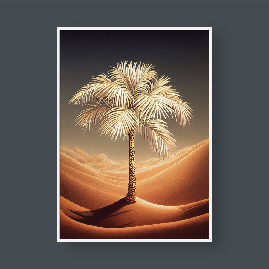 THE LONE PALM TREE NO.1